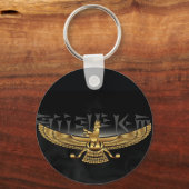 Farvahar Gold Schlüsselanhänger (Vorderseite)