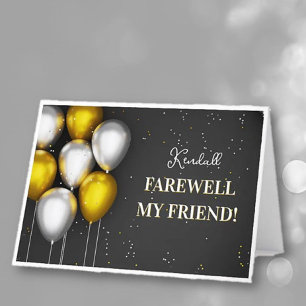 Farwell Friend Grußkarte Karte