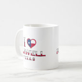 Farwell, Texas Kaffeetasse (Vorderseite Links)