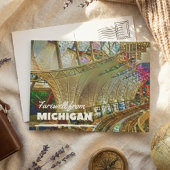 Farwell von der Postkarte von Michigan
