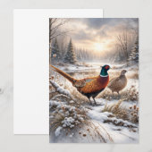 Fasan  einladung (Vorne/Hinten)