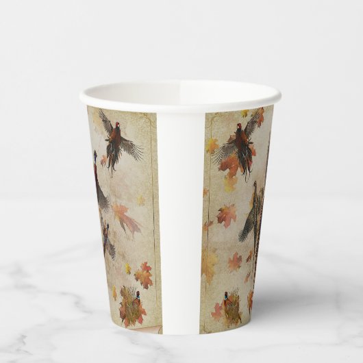 Fasan, Fasane für immer Pappbecher (Links)