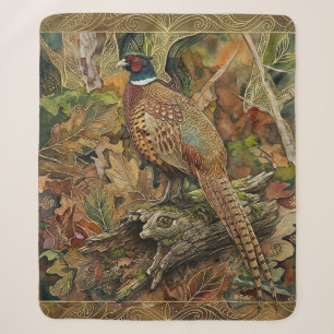 Fasan Forever . Aquarellkunst Sherpadecke