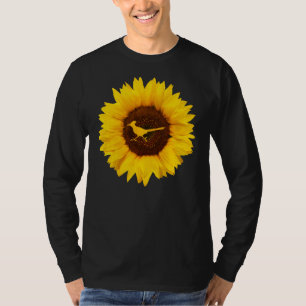 Fasan für Frauen Männer Bird Monal Sonnenblume T-Shirt