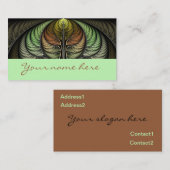 Fasan-Gefieder-Visitenkarte Visitenkarte (Vorne/Hinten)