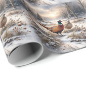 Fasan geschenkpapier (Rolleneckpunkt)