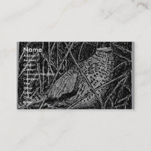 Fasan (Hahn) Visitenkarte