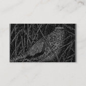 Fasan (Hahn) Visitenkarte (Rückseite)