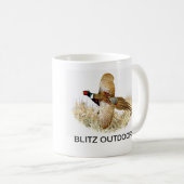"Fasan im Flug" Kaffee-Tasse durch Kaffeetasse (VorderseiteRechts)