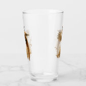 Fasan im goldenen Flug Glas (Rechts)