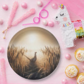 Fasan im Herbst Pappteller (Party)