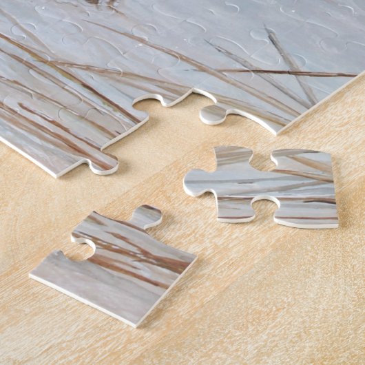 Fasan im Schnee Puzzle (Seite)