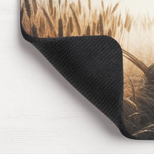 Fasan im Weizenfeld Mousepad (Ecke)