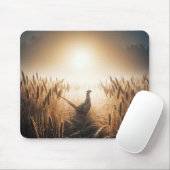 Fasan im Weizenfeld Mousepad (Mit Mouse)