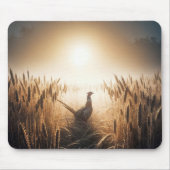 Fasan im Weizenfeld Mousepad (Vorne)