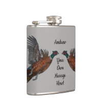 Fasan in der Flug-angesagten Flasche