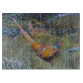 Fasan in der Waldkunst Schneidebrett (Vorderseite)