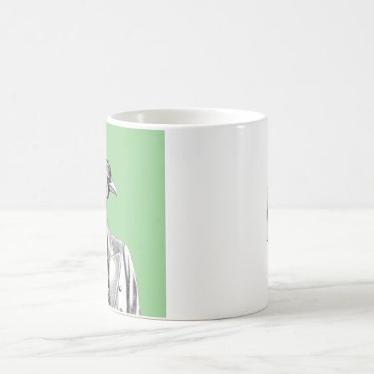 Fasan in Smart Jacket (Moegi) Kaffeetasse (Mittel)
