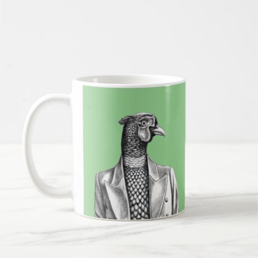 Fasan in Smart Jacket (Moegi) Kaffeetasse (Links)