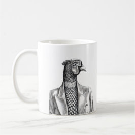 Fasan in Smart Jacket (Schnee) Kaffeetasse
