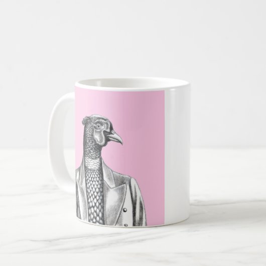 Fasan in Smart Jacket (Ume) Kaffeetasse (Vorderseite Links)