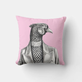 Fasan in Smart Jacket (Ume) Kissen