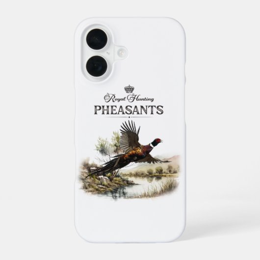 Fasan iPhone 16 hülle (Rückseite)