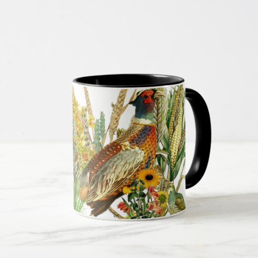 Fasan-Kaffee-Tasse Tasse (VorderseiteRechts)