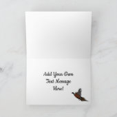 Fasan-Karte Karte (Innenseite)