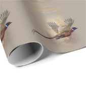 Fasan, Königliche Jagd Geschenkpapier (Rolleneckpunkt)