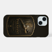 Fasan, Königliche Jagd iPhone 15 Hülle (Rückseite (Horizontal))