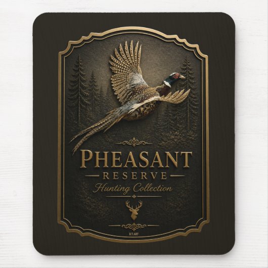 Fasan, Königsjagd Mousepad (Vorne)