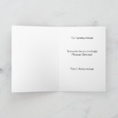 Fasan lustige Weihnachtskarte Karte (Innenseite)