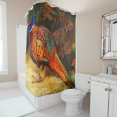 Fasan-Paar-Duschvorhang Duschvorhang (Beispiel)