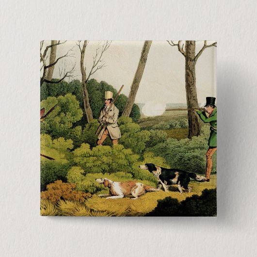 "Fasan-Schießen", Kneipe. durch Thomas McLean, Button (Vorderseite)