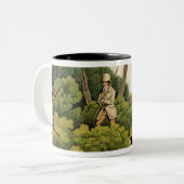 "Fasan-Schießen", Kneipe. durch Thomas McLean, Zweifarbige Tasse (Vorderseite Links)
