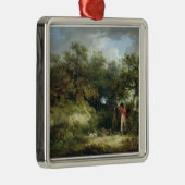 Fasan-Schießen (Öl auf Leinwand) 3 Ornament Aus Metall (Rechts)