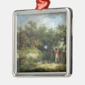 Fasan-Schießen (Öl auf Leinwand) 3 Ornament Aus Metall (Links)