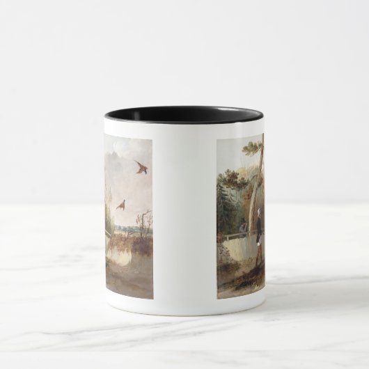 Fasan-Schießen (Öl auf Leinwand) Tasse (Zentrum)