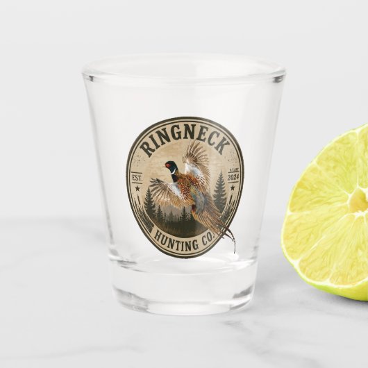 Fasan schnapsglas (Vorderseite)