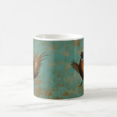 Fasan stolziert Design  Kaffeetasse (Mittel)
