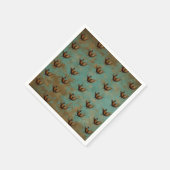 Fasan stolziert Design Papierparty Servietten (Ecke)