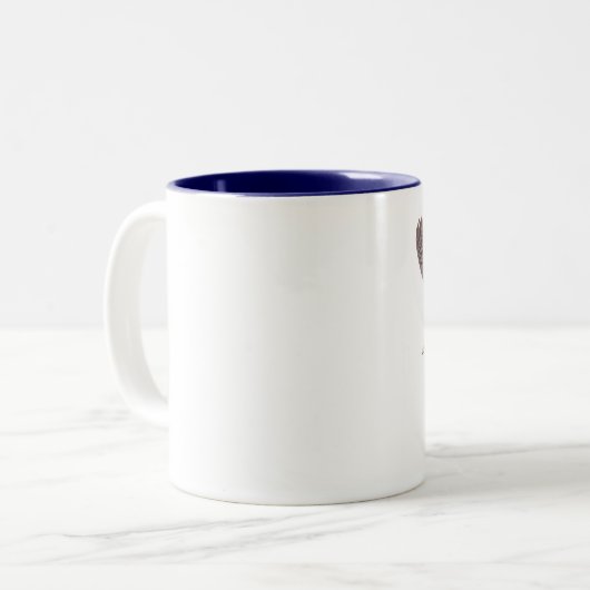Fasan-Tasse Zweifarbige Tasse (Vorderseite Links)