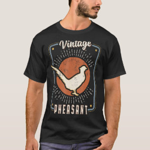 Fasan Vintage Retro Klassische Tierliebe T-Shirt