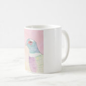 Fasan Vogel Aquarellmalerei Kaffeetasse (VorderseiteRechts)
