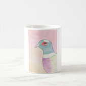 Fasan Vogel Aquarellmalerei Kaffeetasse (Mittel)