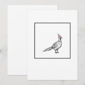 Fasan, Vogelmotiv Einladung (Vorne/Hinten)