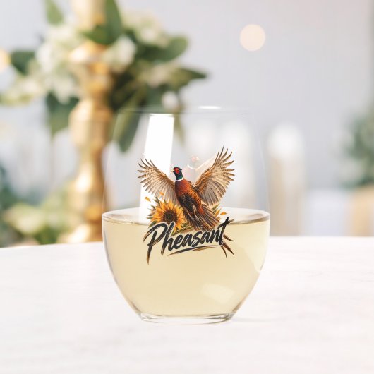 Fasan weinglas ohne stiel (Insitu (Hochzeit))