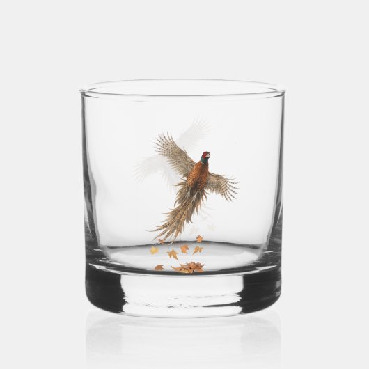 Fasan whiskyglas (Vorderseite)