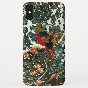 Fasane im Schnee, Pine Tree, Rose, japanisches Blu Case-Mate iPhone Hülle